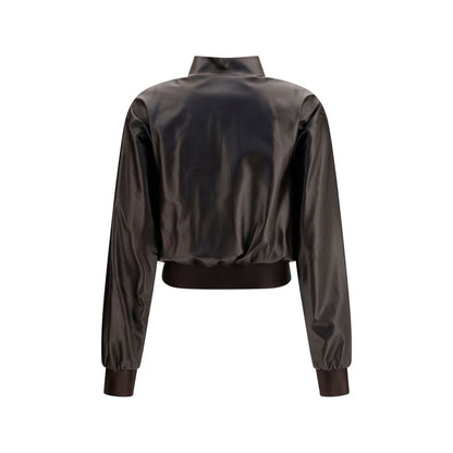 Gucci Brown Lamb Ovis Aries Aries Bomber