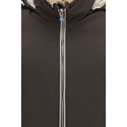 Brunello Cucinelli Brown Polyamide Shell Jacket