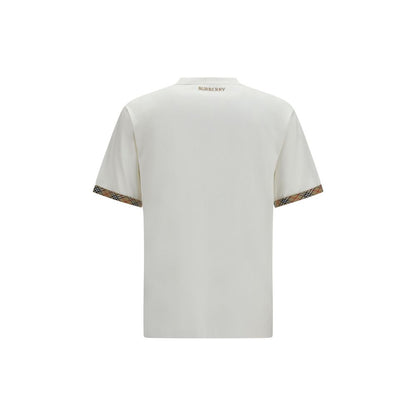 Burberry White Cotton T-Shirt
