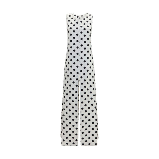 SA SU PHI White Silk Long Dress