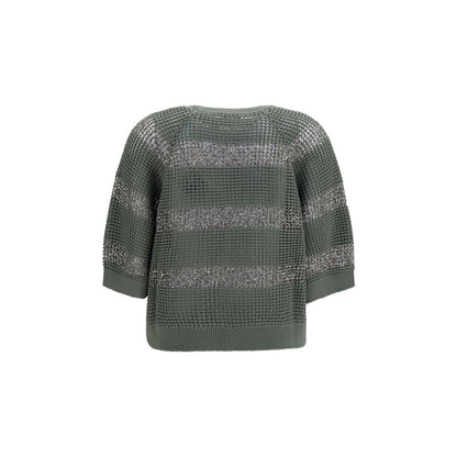Brunello Cucinelli Bicolor Cotton Sweatshirt