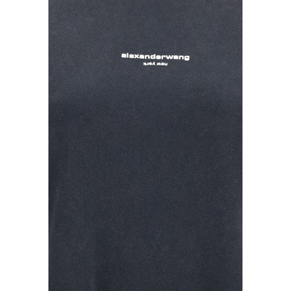 Alexander Wang Gray Cotton T-Shirt