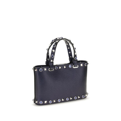 Valentino Garavani Black Calf Leather Bos Taurus Handbag