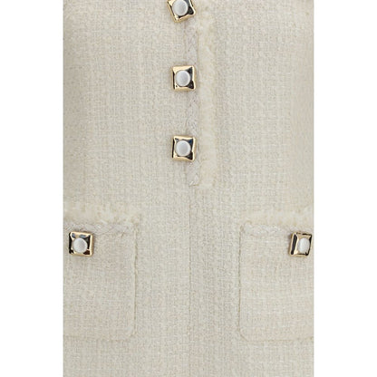 Self-Portrait Beige Polyamide Casual Dress