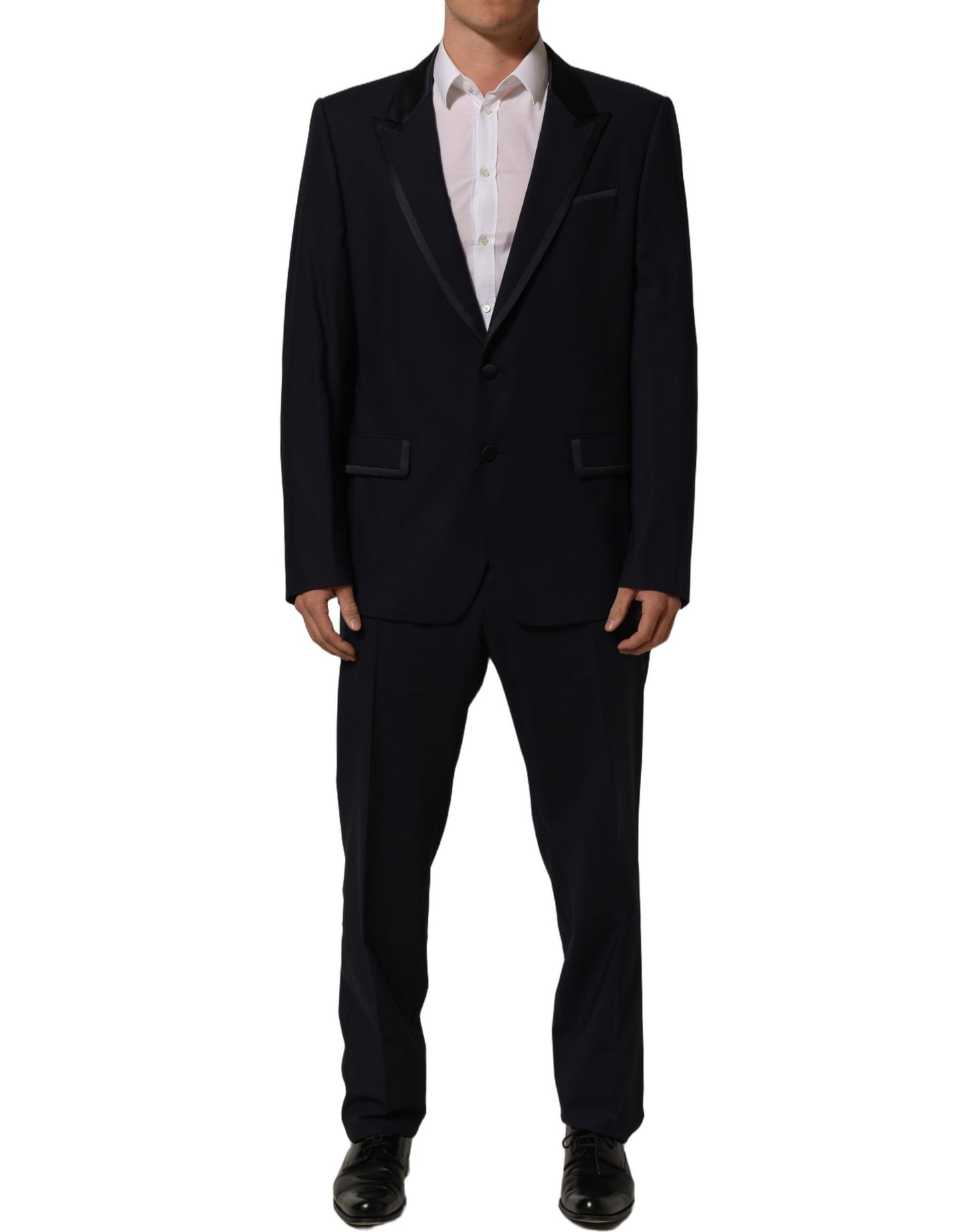 Dolce & Gabbana Dark Blue Single Breasted 2 Piece Men Suit