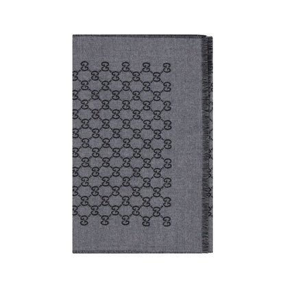 Gucci Gray Wool Oves Aries Scarf