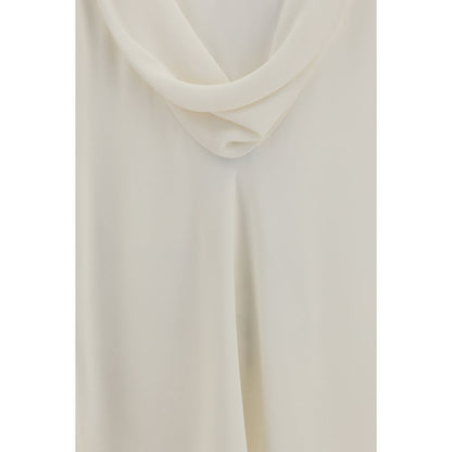 Brunello Cucinelli Beige Silk Blouse