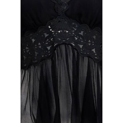 Zimmermann Black Viscose Blouse