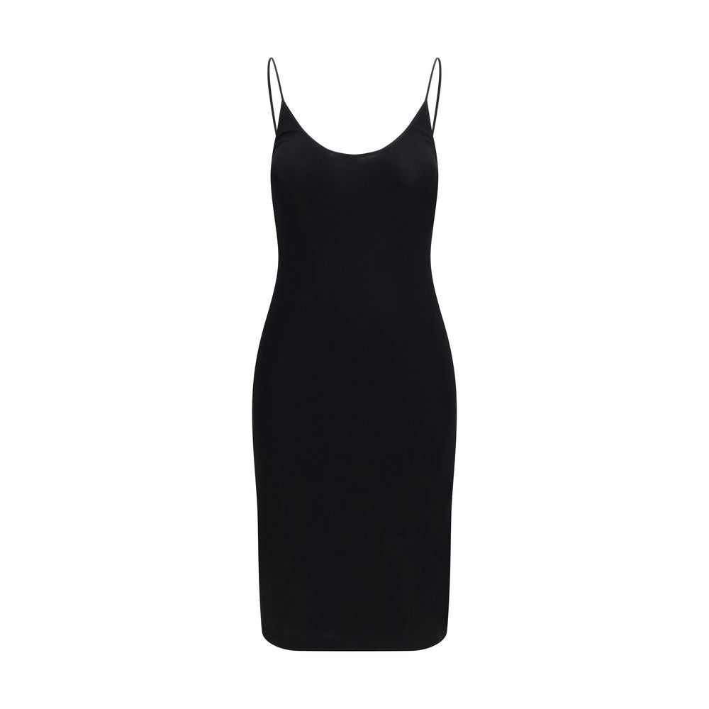 Saint Laurent Black Viscose Cocktail Dress