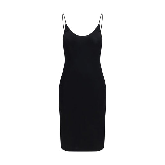 Saint Laurent Black Viscose Cocktail Dress