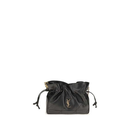 Saint Laurent Black Lamb Ovis Aries Aries Shoulder Bag