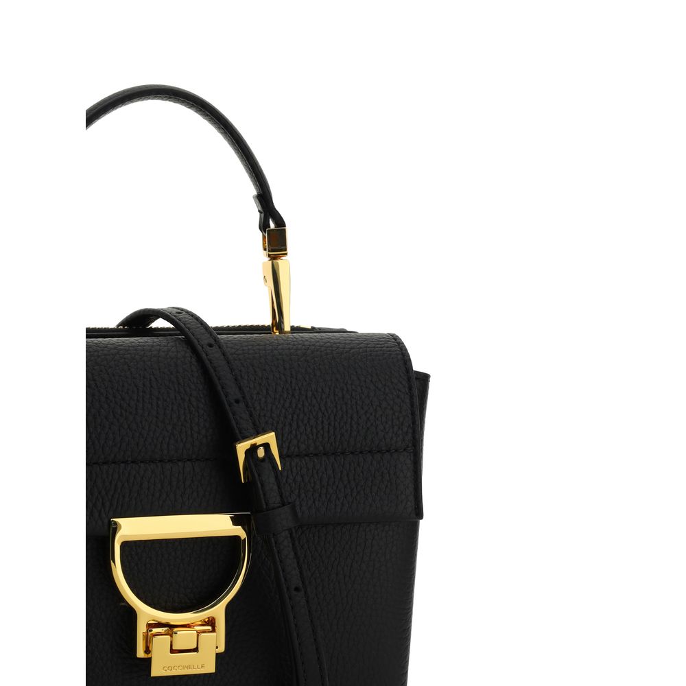 Coccinelle Black Calf Leather Bos Taurus Shoulder Bag