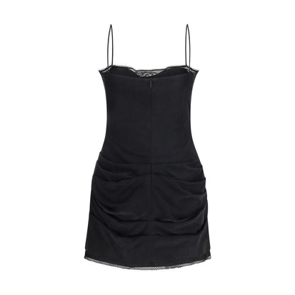 Magda Butrym Black Silk Cocktail Dress