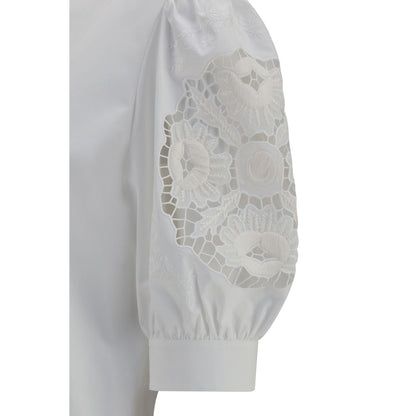 Valentino Garavani White Cotton Blouse