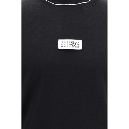 MM6 Black Wool Oves Aries Turtleneck