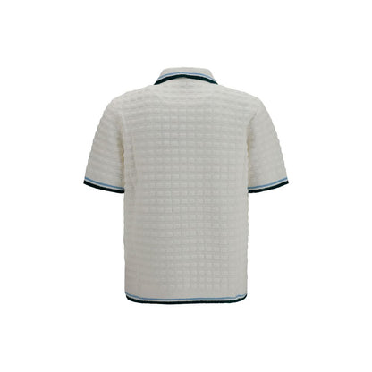 Casablanca White Cotton Polo Shirt