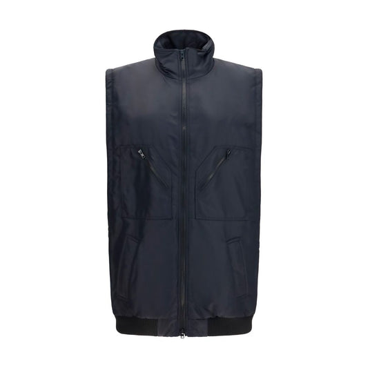 MM6 Black Polyamide Sleeveless Jacket