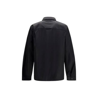 Prada Black Recycled Polyamide Dress Shirt