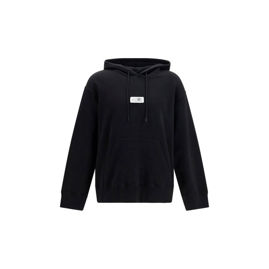 MM6 Black Cotton Sweatshirt