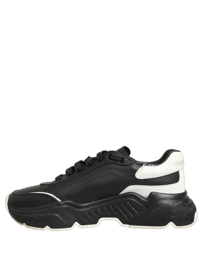 Dolce & Gabbana Black White Daymaster Low Top Sneakers Shoes