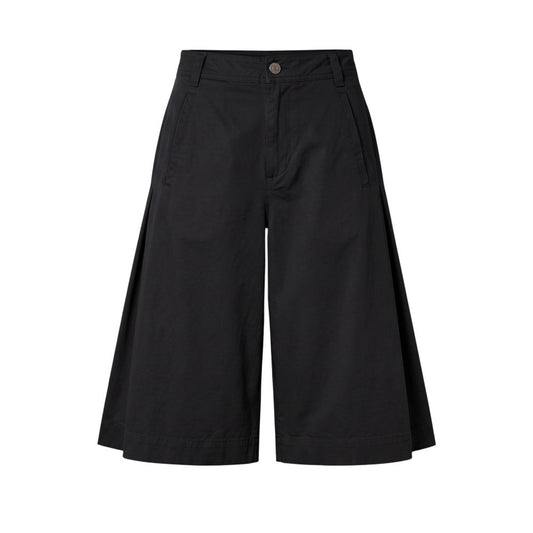Mr&Mrs Italy Black Cotton Women Shorts