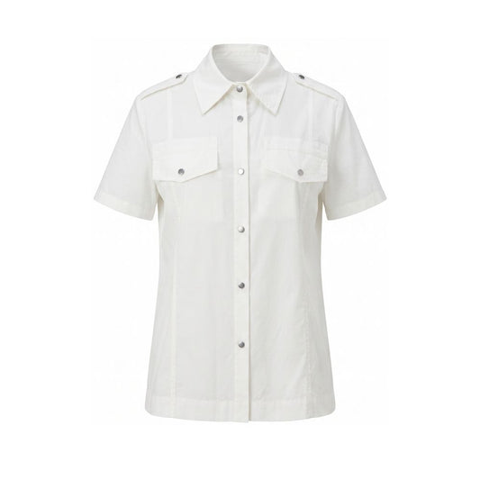 Mr&Mrs Italy White Cotton Women Shirt