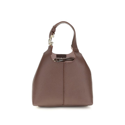 Coccinelle Beige Calf Leather Bos Taurus Shoulder Bag