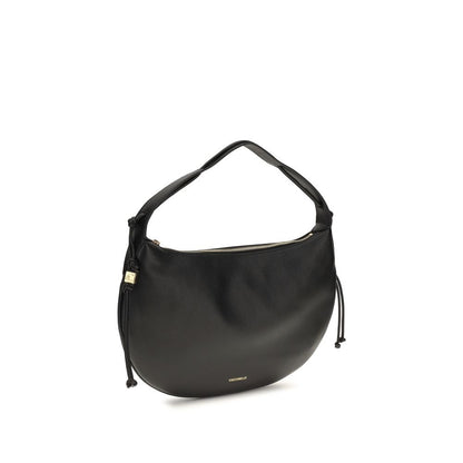 Coccinelle Black Calf Leather Bos Taurus Shoulder Bag
