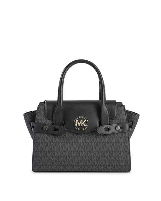 Michael Kors Black Pvc Satchel Bag