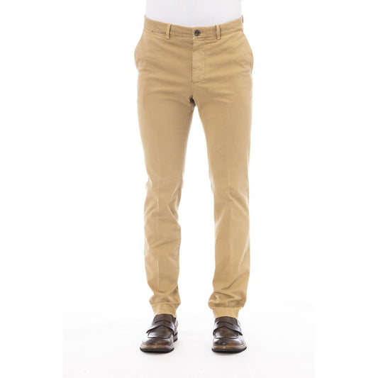 Peserico Beige Cotton Men Pants