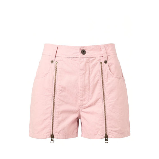 Mr&Mrs Italy Pink Cotton Women Shorts