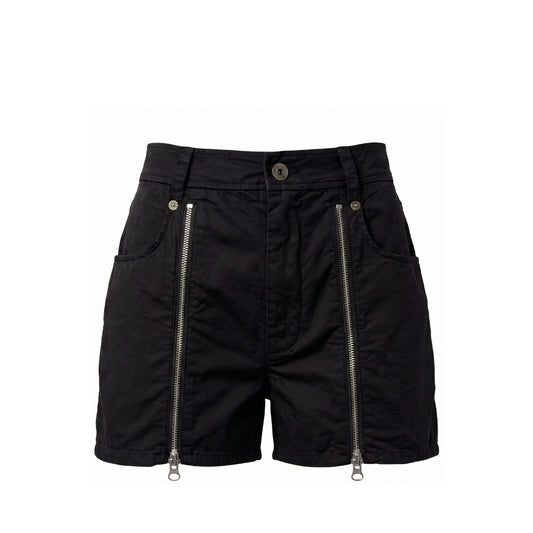 Mr&Mrs Italy Black Cotton Women Shorts