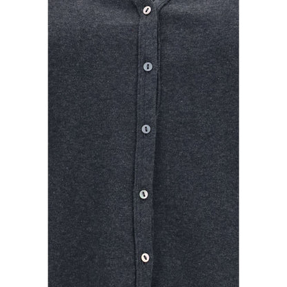 The Row Gray Cotton Cardigan