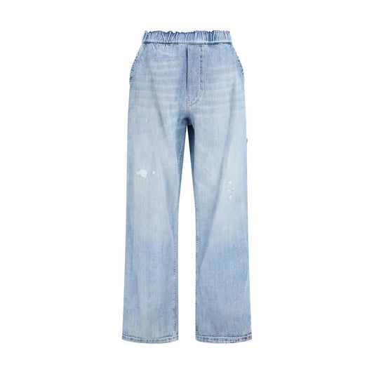 MM6 Blue Cotton Jeans Denim