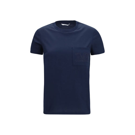 Max Mara Blue Cotton T-Shirt