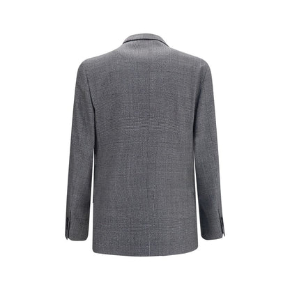 Lardini Gray Wool Oves Aries Blazer