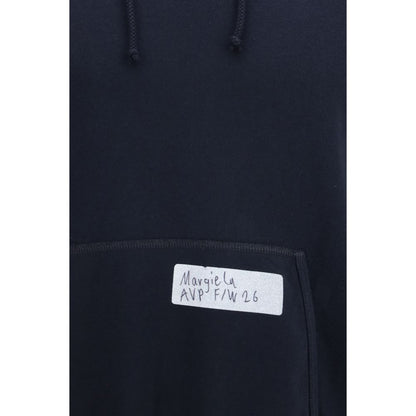 Maison Margiela Blue Cotton Sweatshirt