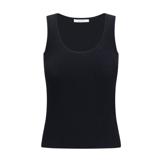 Max Mara Black Viscose Tank Tops