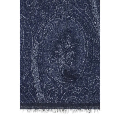 Etro Blue Modal Scarf