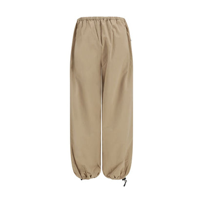 Miu Miu Beige Cotton Athletic Pants