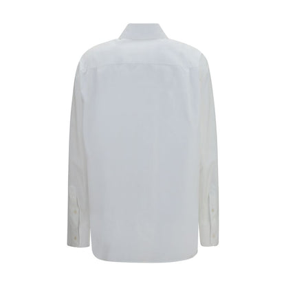 Dolce & Gabbana White Cotton Dress Shirt