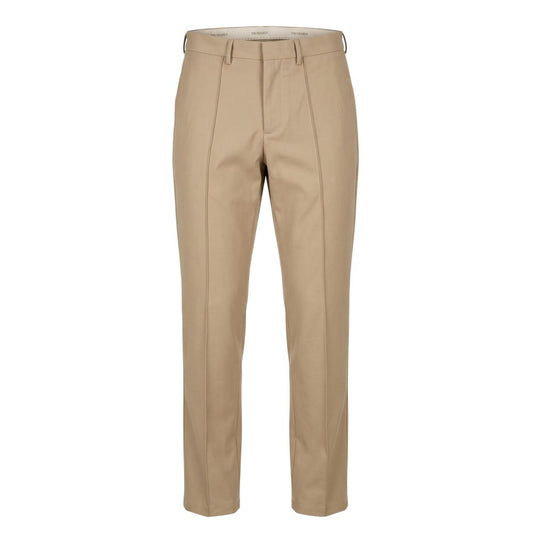 Trussardi Jeans Beige Cotton Mens Pants