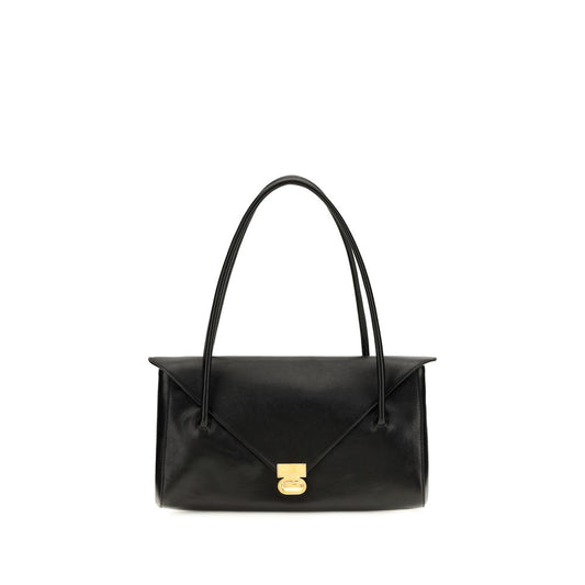 Marni Black Calf Leather Bos Taurus Shoulder Bag
