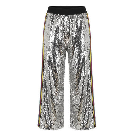 Trussardi Jeans Grey Polyester Women Pants