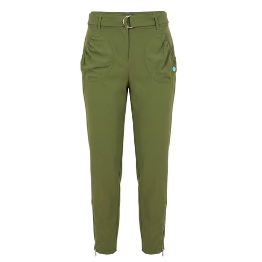 Trussardi Jeans Green Polyester Women Pants