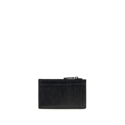 Balenciaga Black Lamb Ovis Aries Aries Wallet