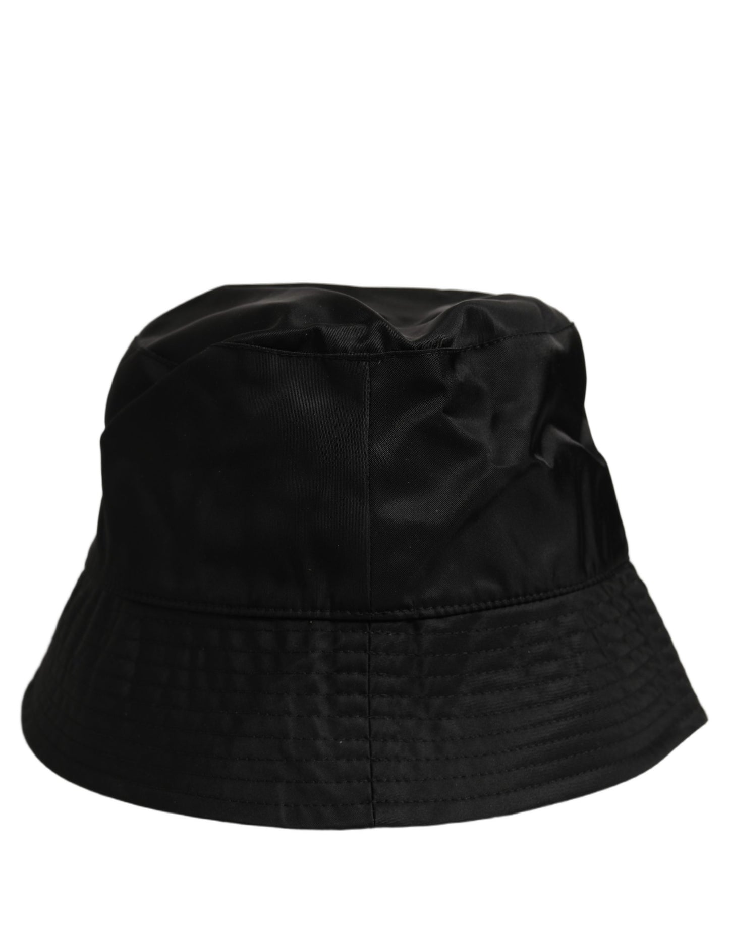 Dolce & Gabbana Men Black Nylon Wide Brim Bucket Capello Hat