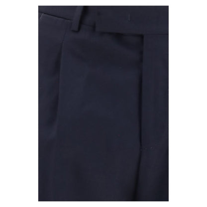 PT Torino Blue Wool Oves Aries Casual Pants