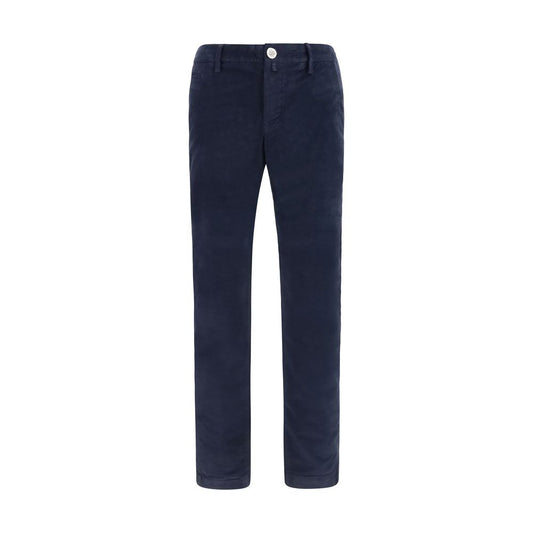 Jacob Cohen Blue Cotton Chino Pants