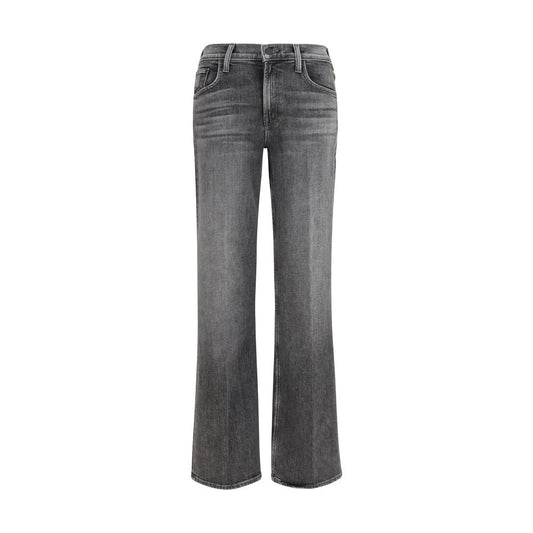 Mother Denim Gray Cotton Bootcut Jeans